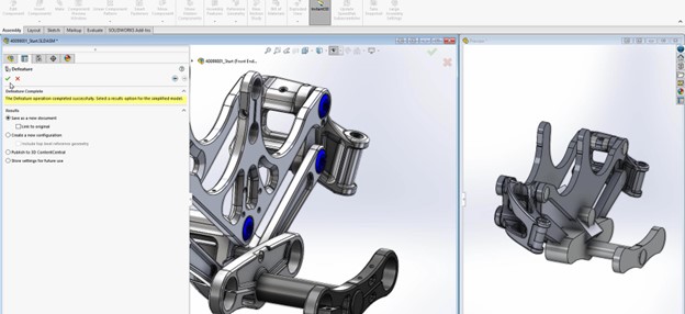 What’s New in SOLIDWORKS 2024 Defeature Rule Sets 