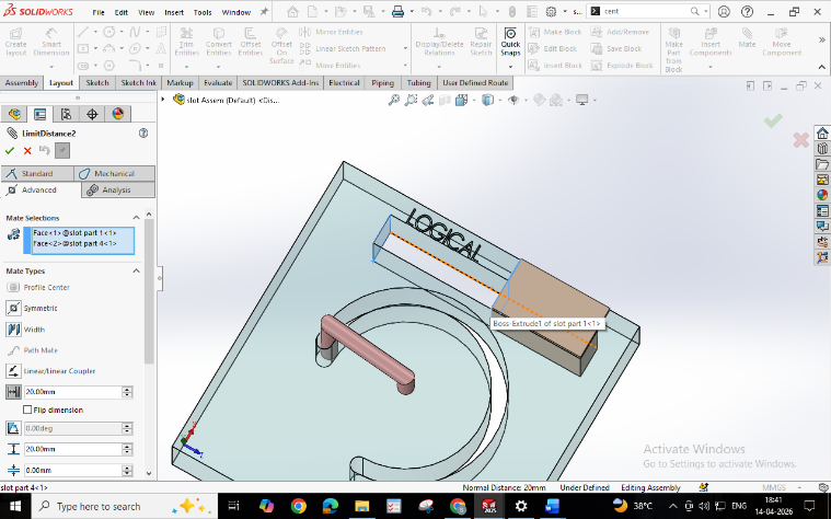 Limit Mates in SOLIDWORKS
